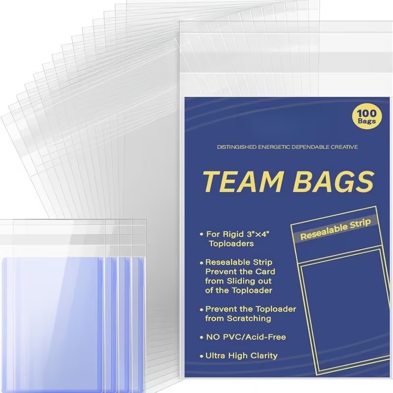 Team Bags (Resealable) - 100 Pack