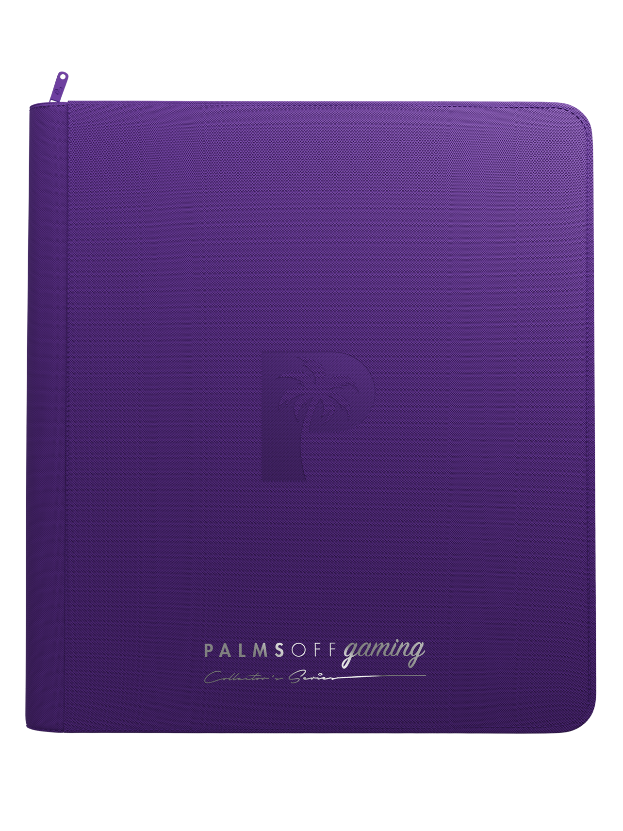 Palms Off Gaming Collector's Series 12-Pocket Zip Binder — Purple