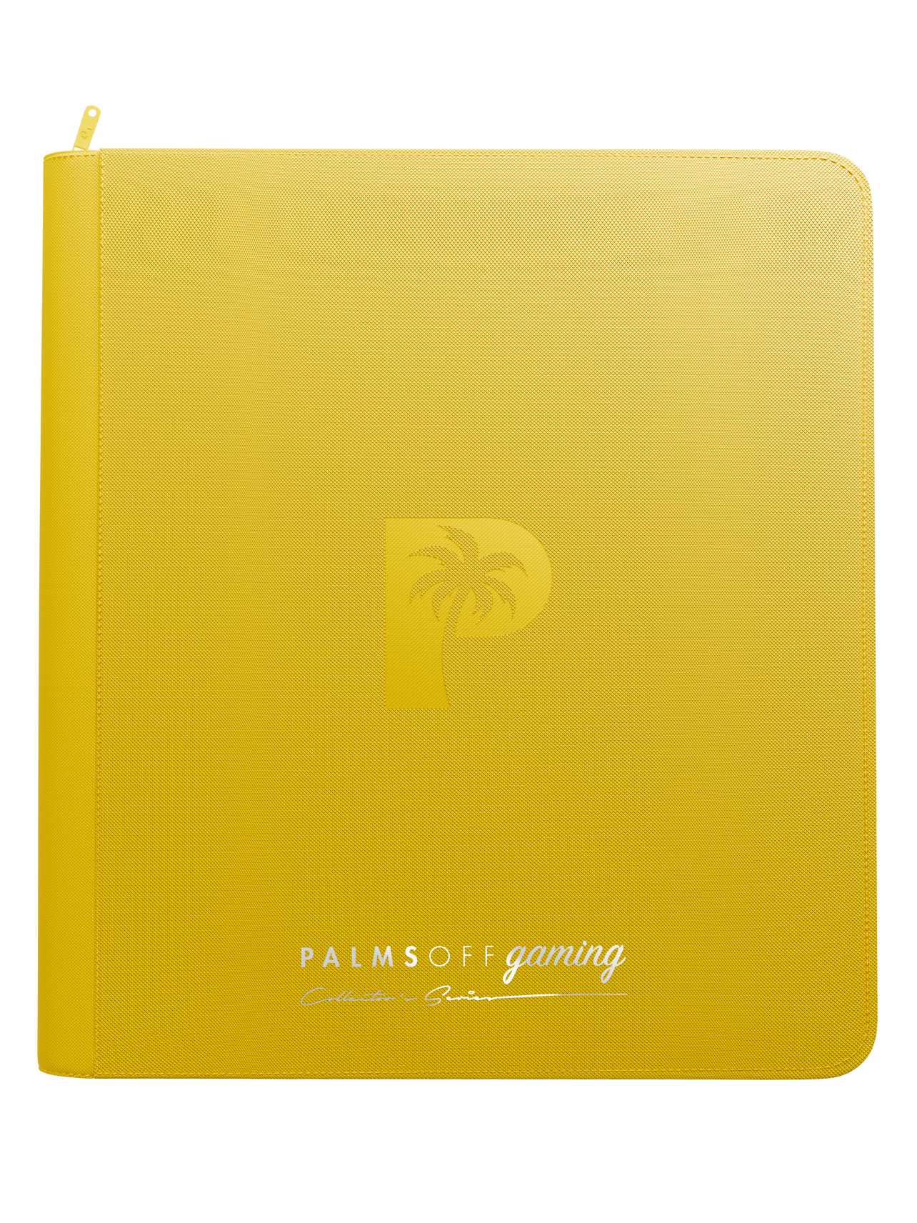 Palms Off Gaming Collector's Series 12-Pocket Zip Binder — Yellow