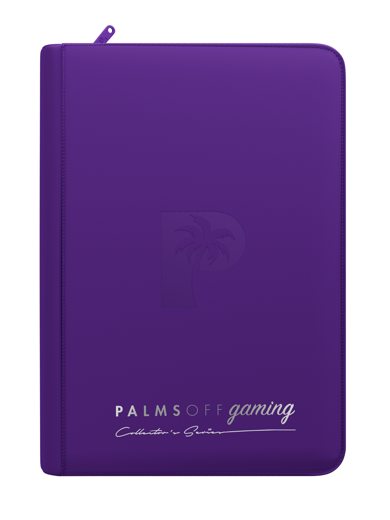Palms Off Gaming Collector's Series 4-Pocket Zip Binder — Purple