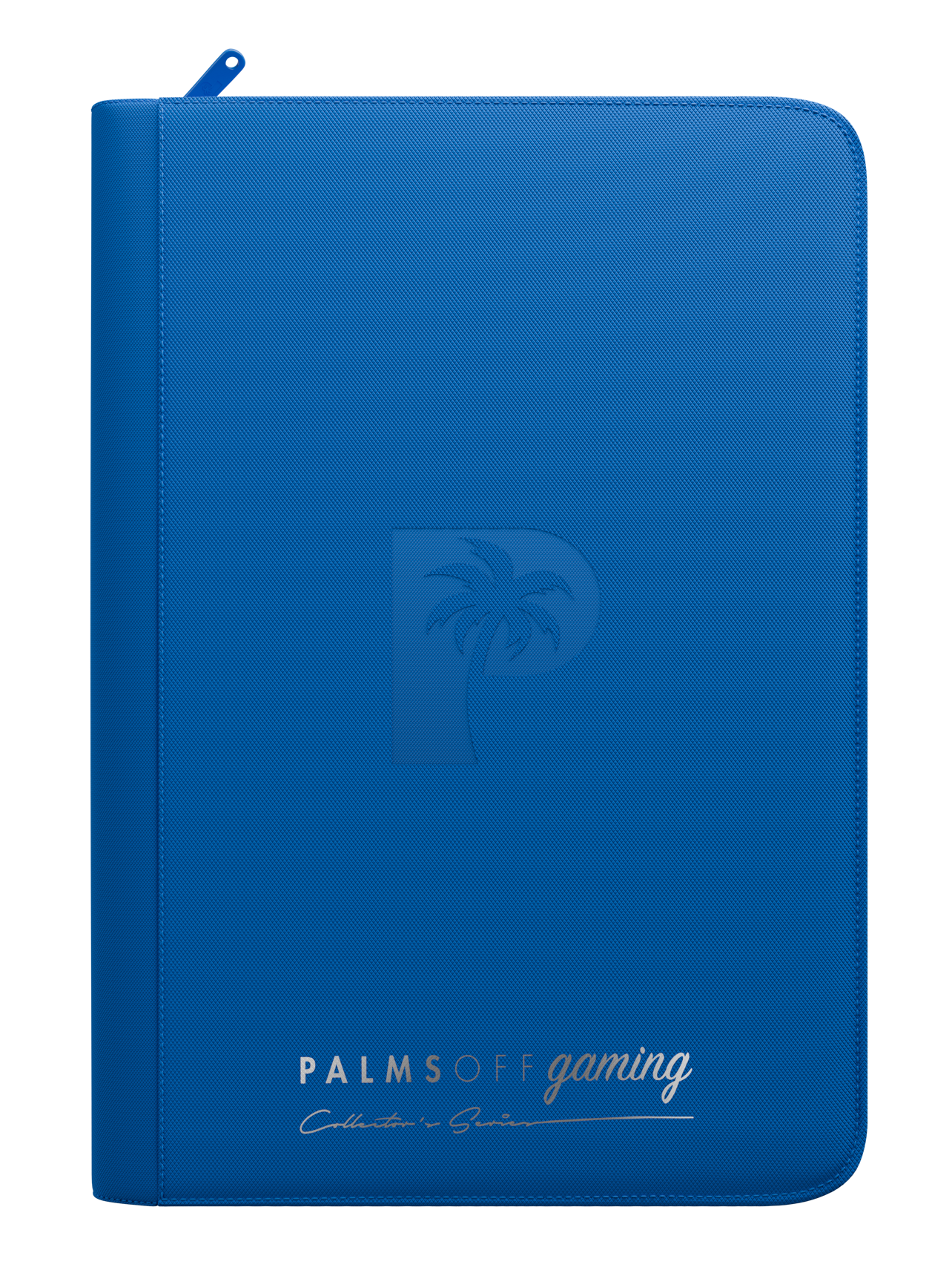 Palms Off Gaming Collector's Series 9-Pocket Zip Binder — Blue