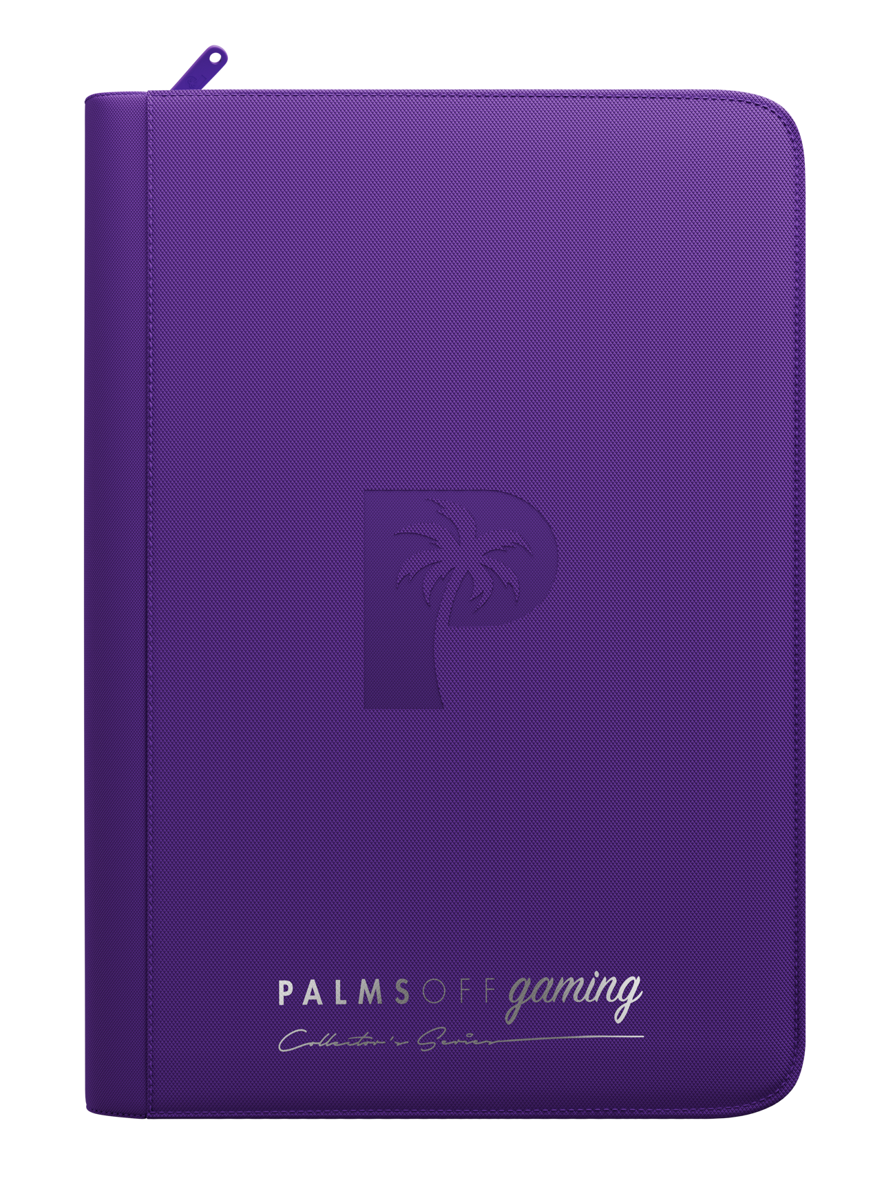 Palms Off Gaming Collector's Series 9-Pocket Zip Binder — Purple