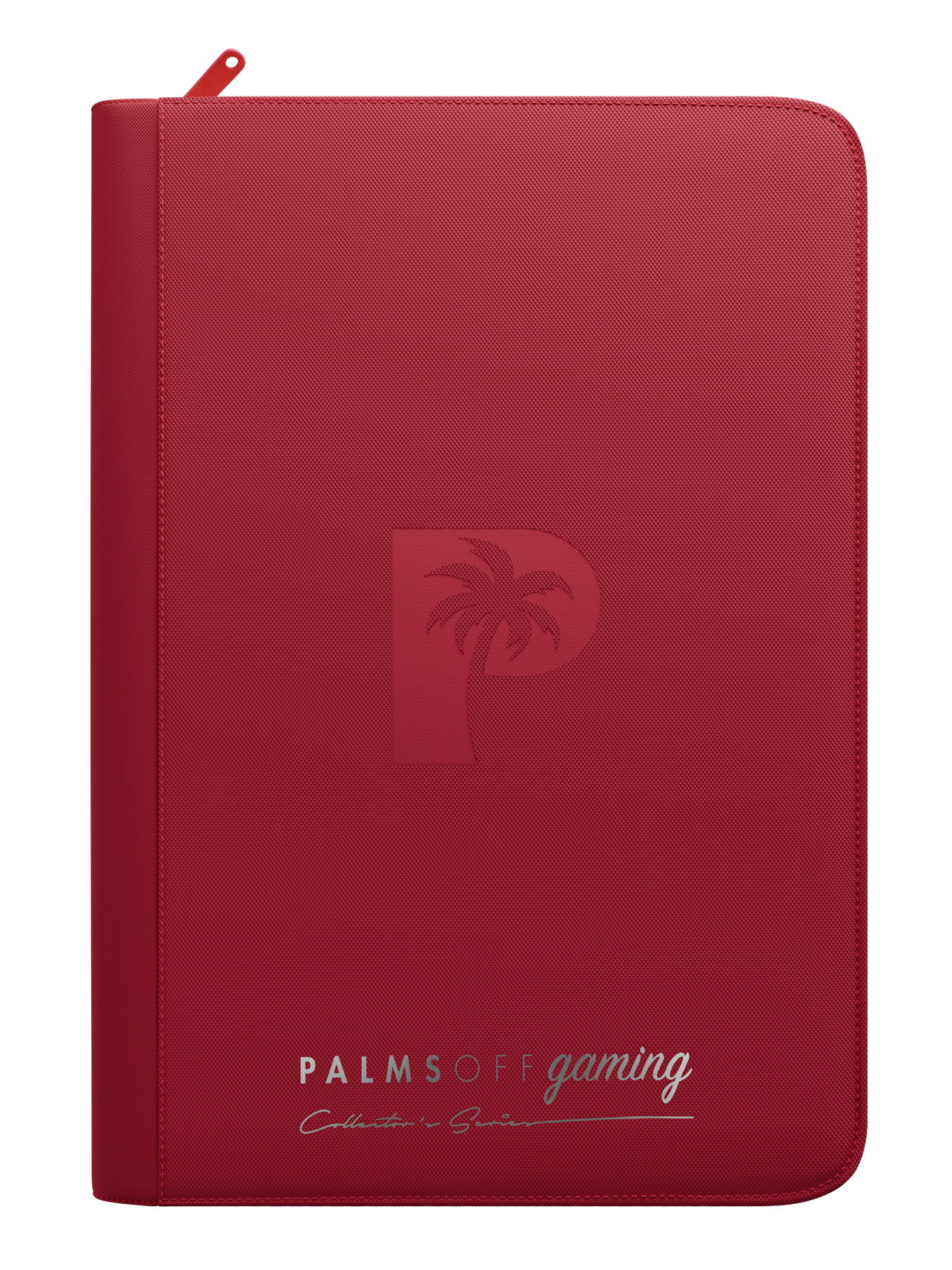 Palms Off Gaming Collector's Series 9-Pocket Zip Binder — Red