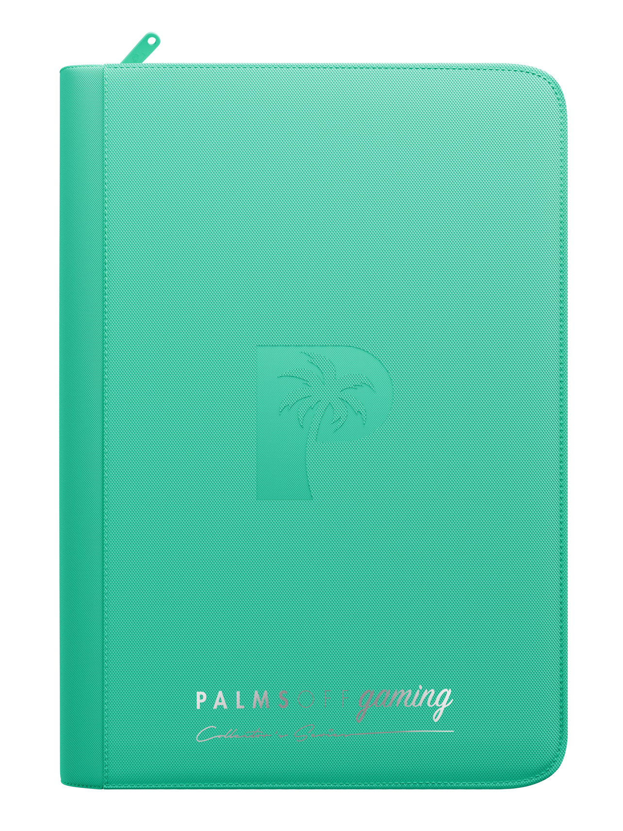 Palms Off Gaming Collector's Series 9-Pocket Zip Binder — Turquoise