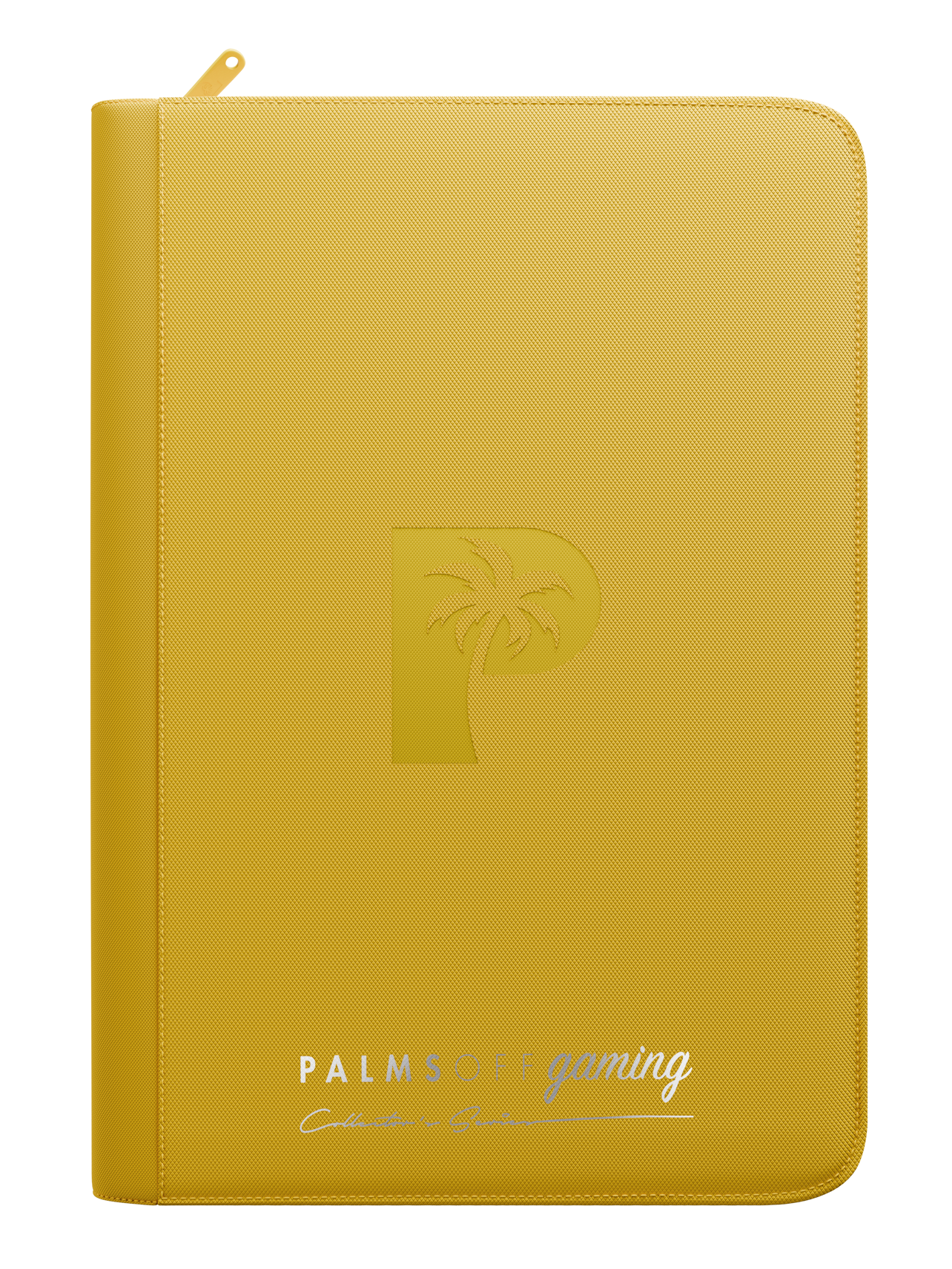 Palms Off Gaming Collector's Series 9-Pocket Zip Binder — Yellow