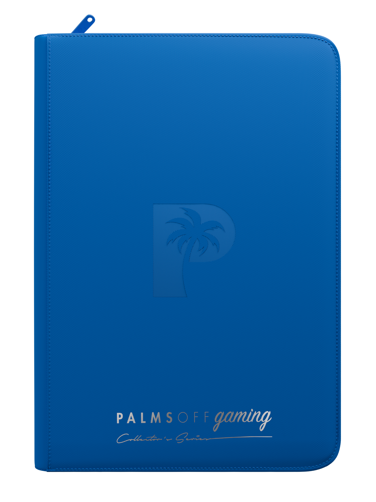 Palms Off Gaming Collector's Series 9-Pocket Top Loader Zip Binder — Blue
