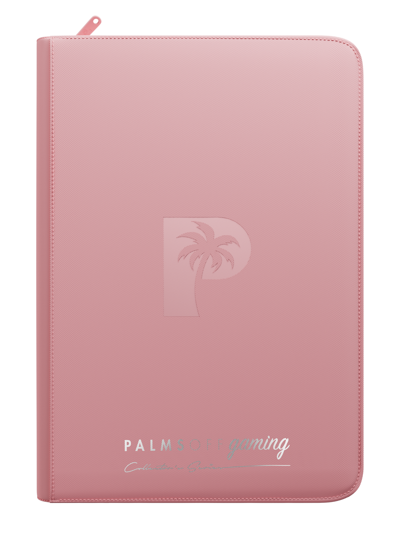 Palms Off Gaming Collector's Series 9-Pocket Top Loader Zip Binder — Pink