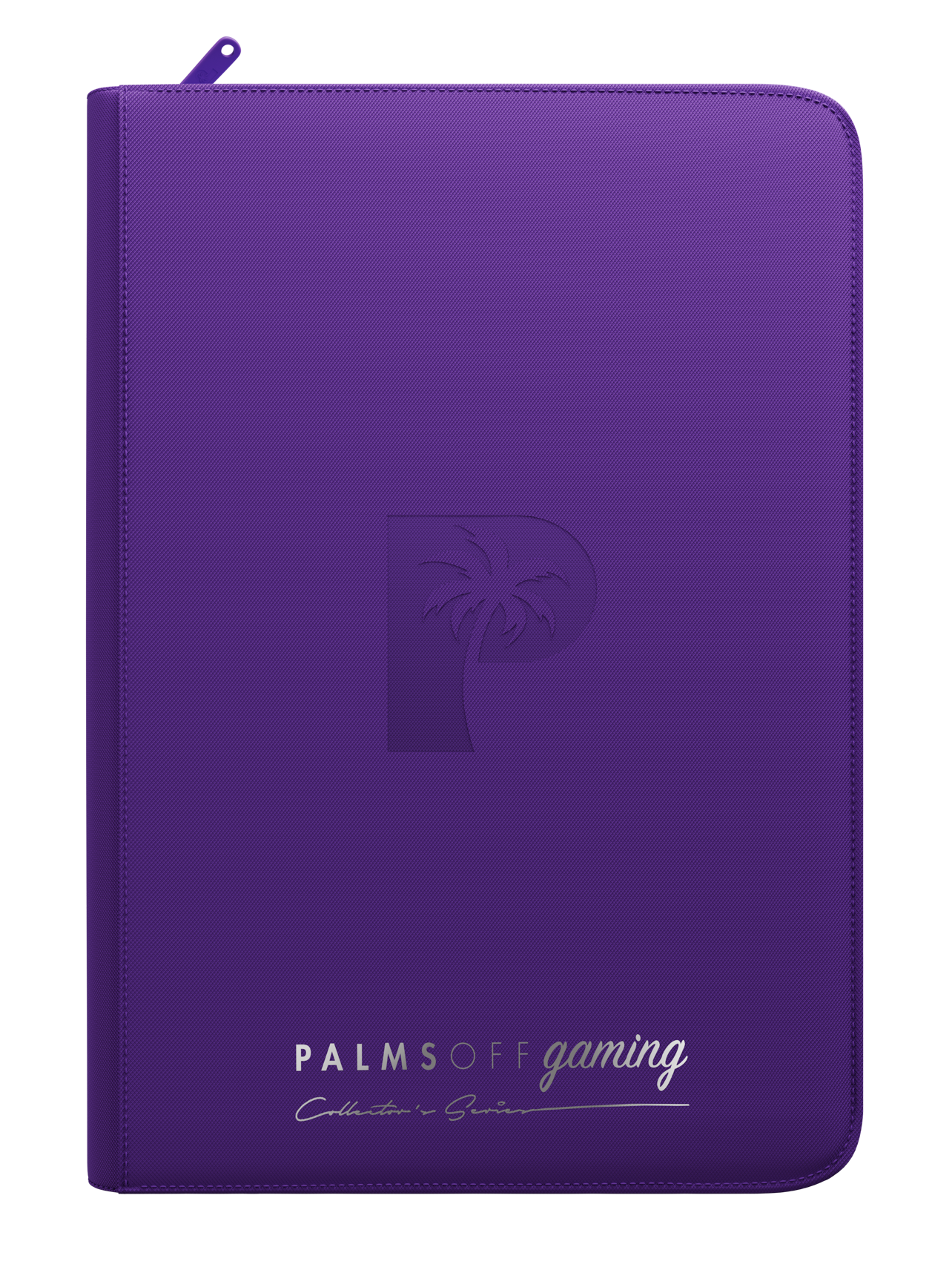 Palms Off Gaming Collector's Series 9-Pocket Top Loader Zip Binder — Purple