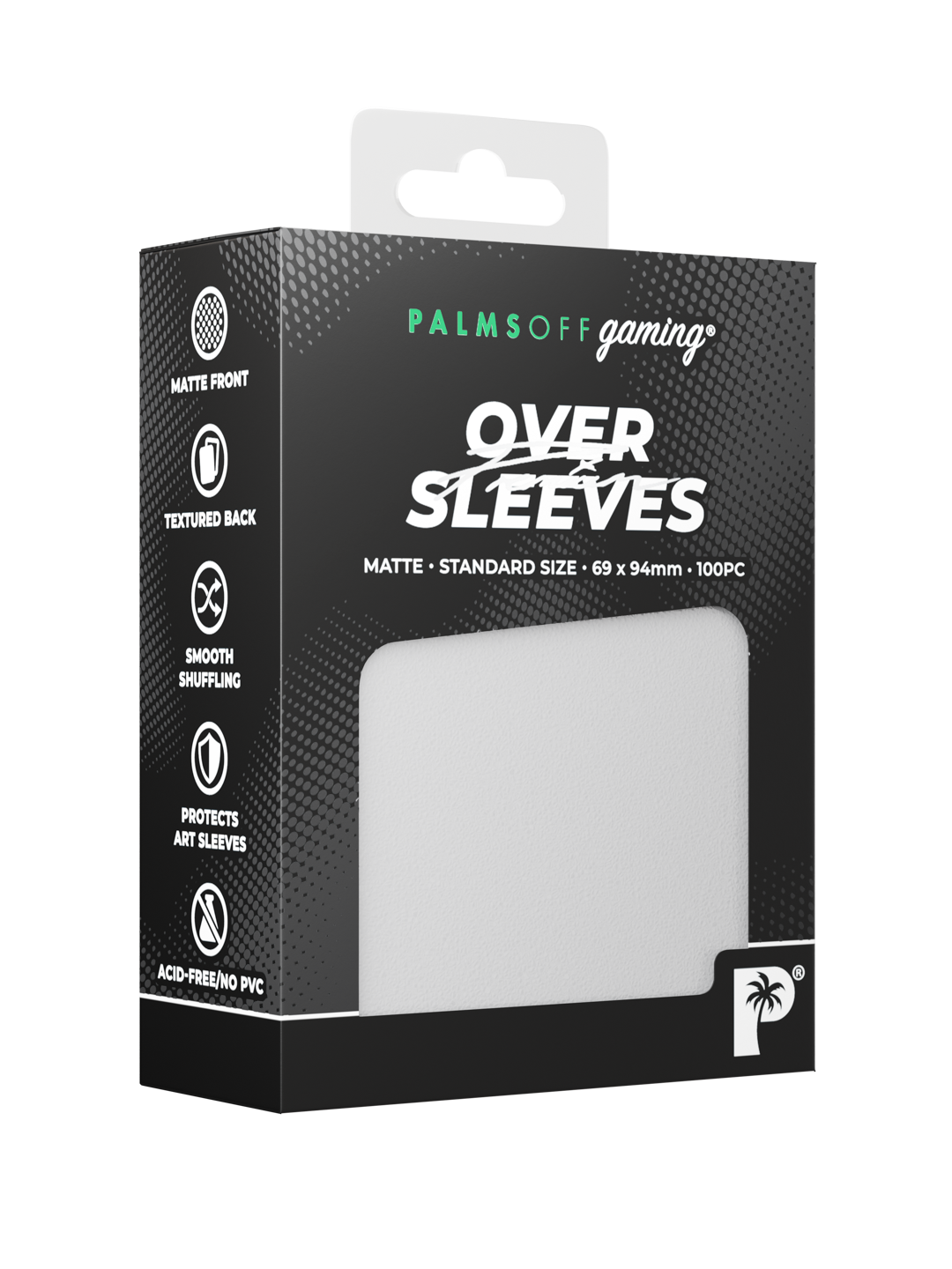 Palms Off Gaming Premium Over Sleeves — Standard, Matte