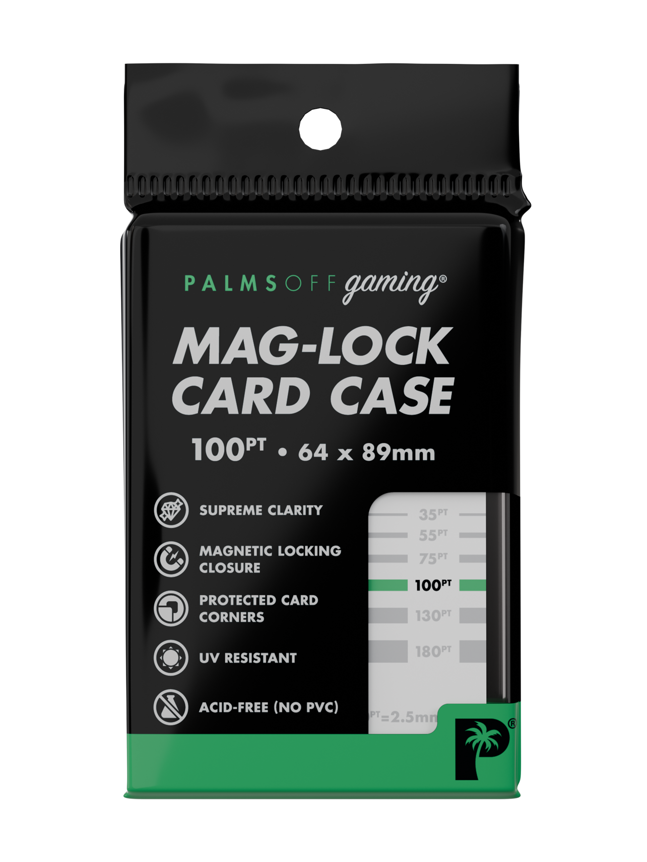 Palms Off Gaming Mag Lock Card Case 100pt