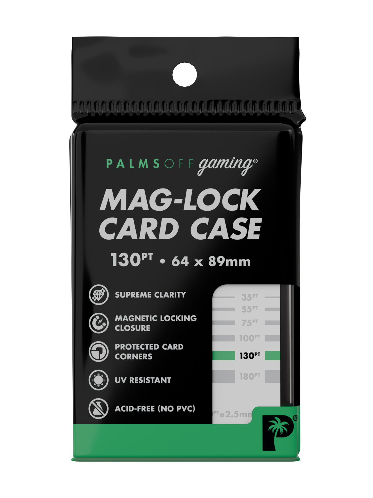 Palms Off Gaming Mag Lock Card Case 130pt