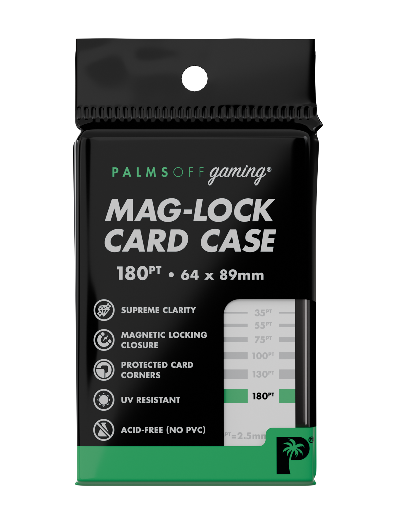 Palms Off Gaming Mag Lock Card Case 180pt