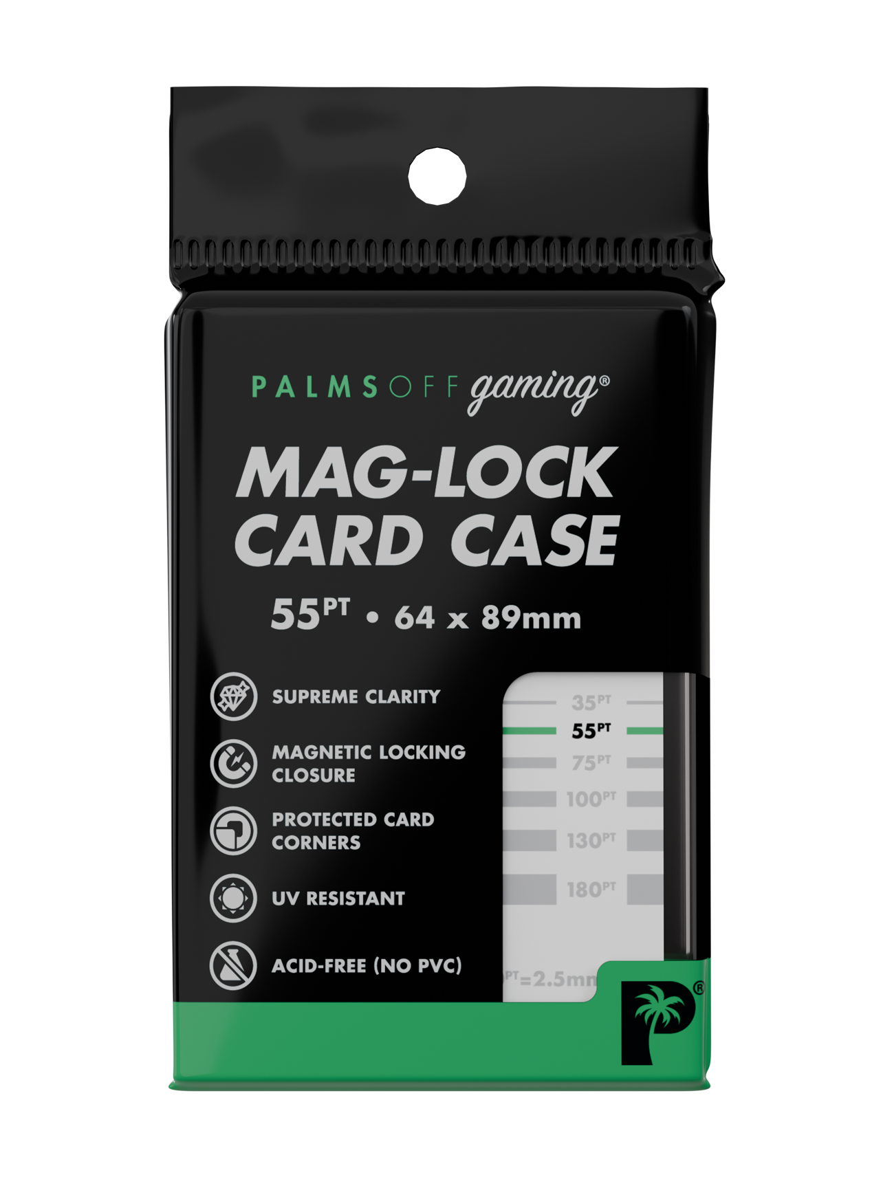Palms Off Gaming Mag Lock Card Case 55pt