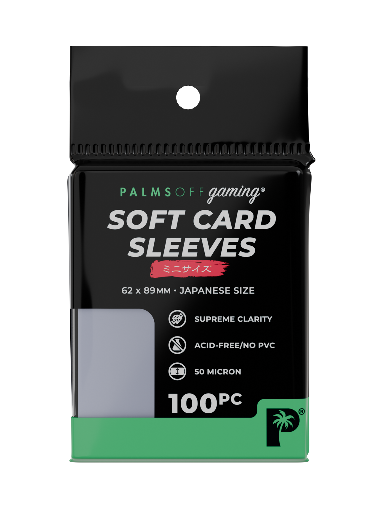 Palms Off Gaming Soft Card Sleeves — Japanese Mini Size