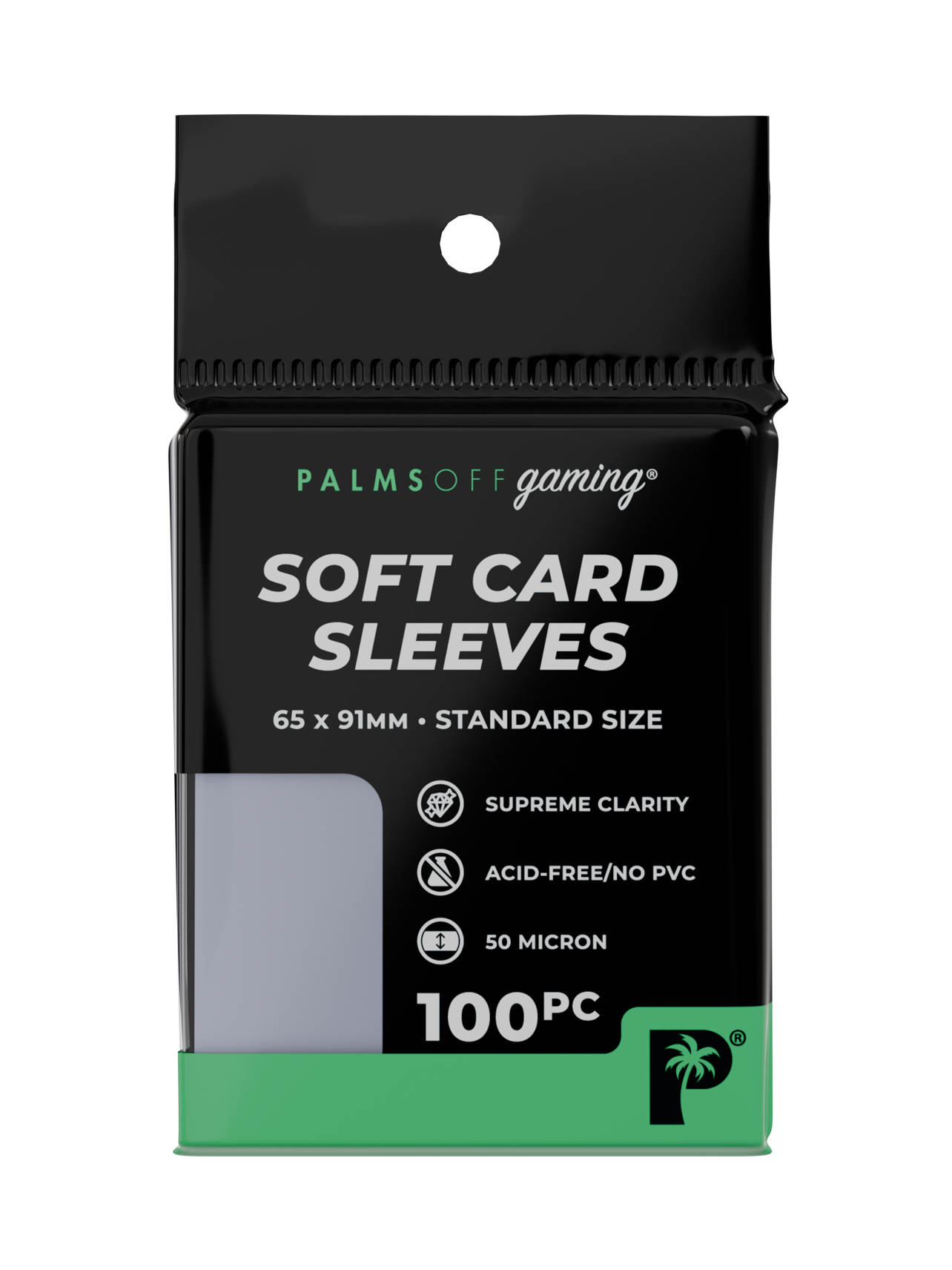 Palms Off Gaming Soft Card Sleeves — Standard Size
